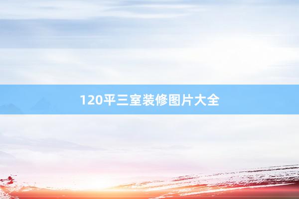 120平三室装修图片大全